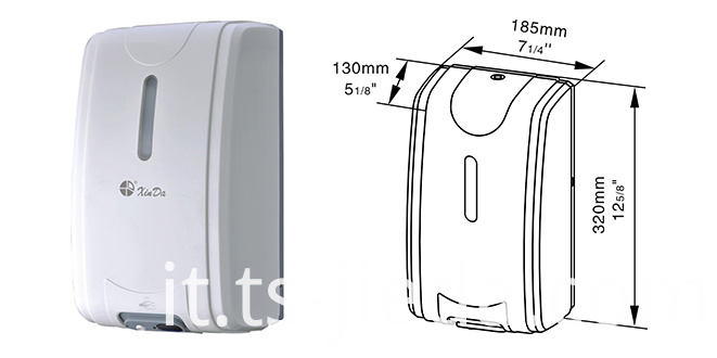 Dispenser di sanificazione con sensore Touch free Sanitation Dispenser with Touch free sensor